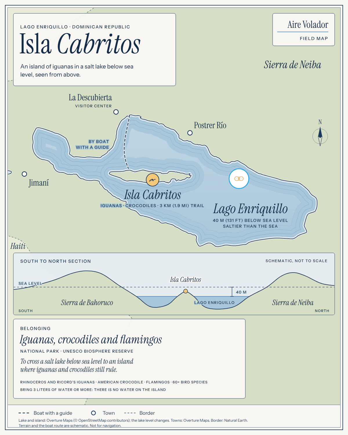 Field map: Isla Cabritos