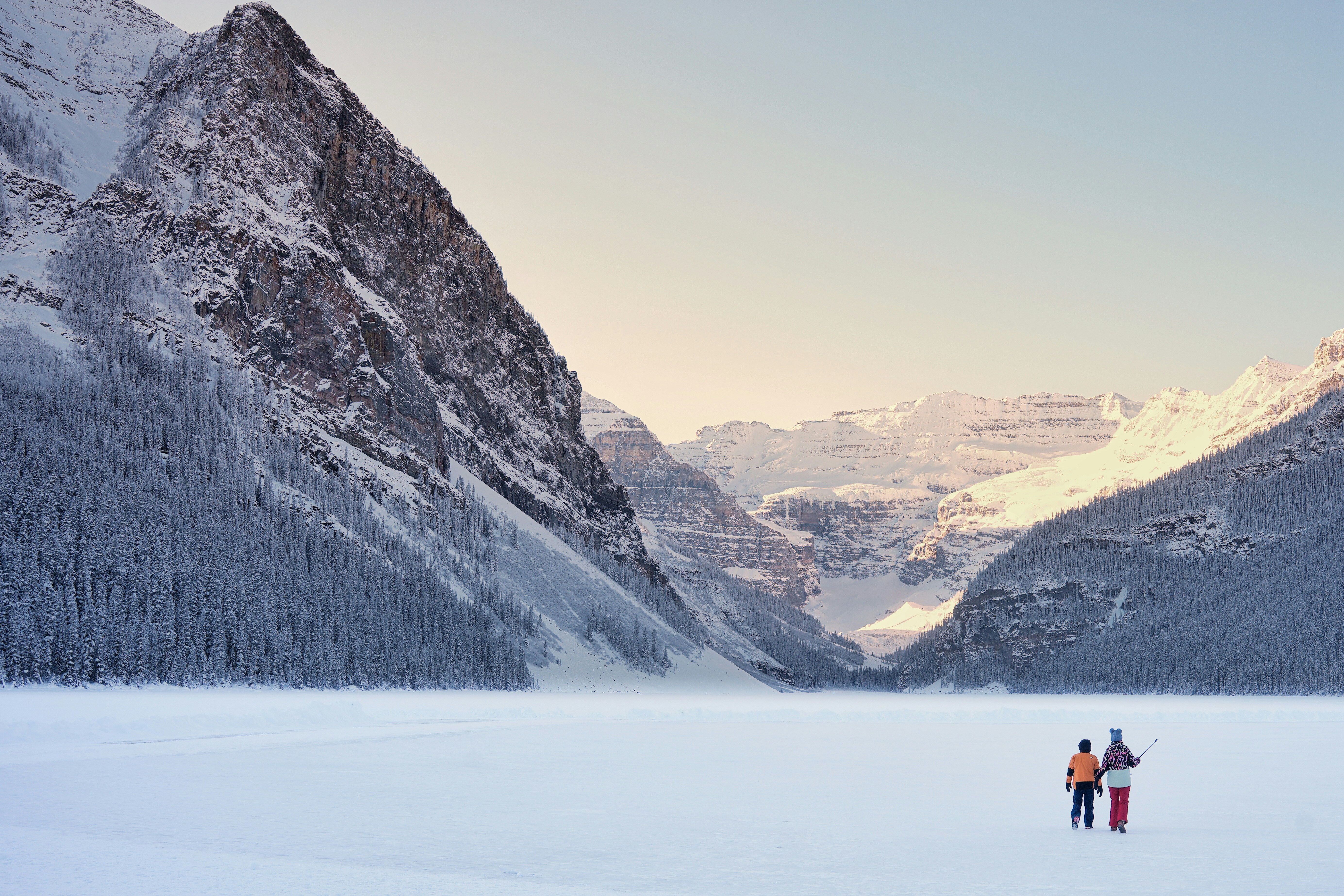Snowshoeing at Lake Louise