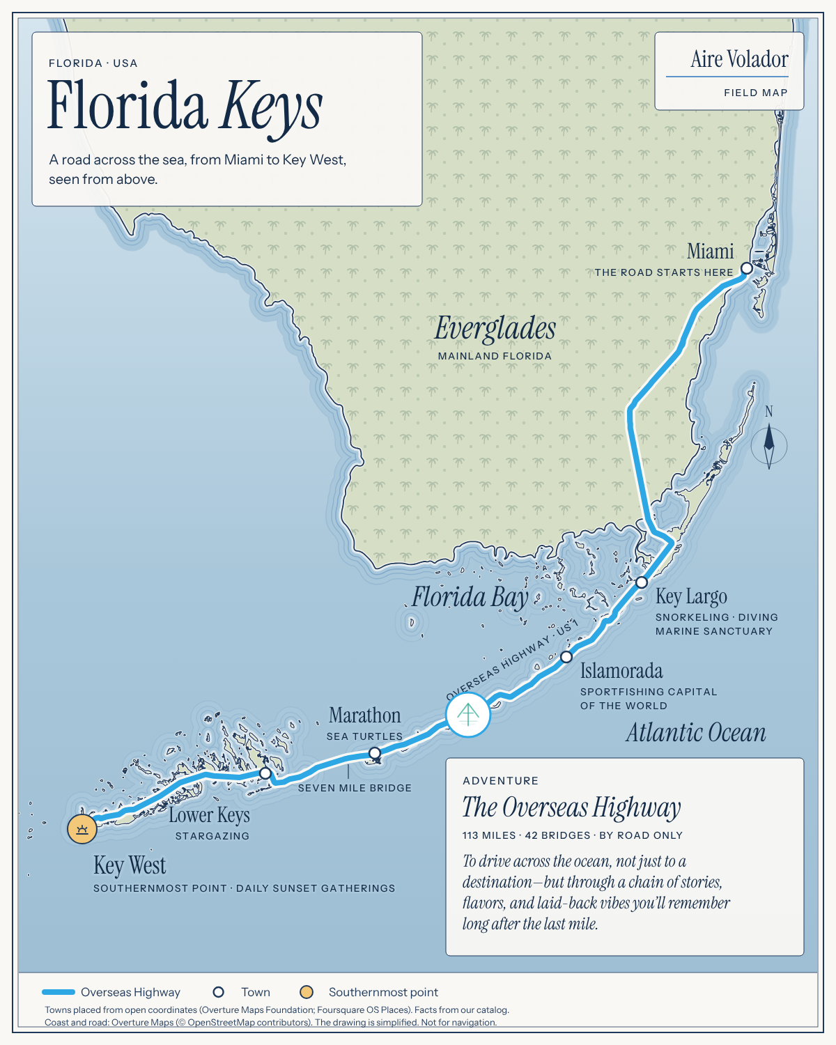 Field map: Florida Keys